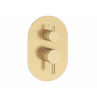 Baterie Ravak Espirit podomítková 2cestná, pro R-box, gold brushed, X070612