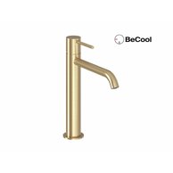 Baterie Ravak Espirit 250mm umyvadlová stojánková bez výpusti, s funkcí BeCool, gold brushed, X070618