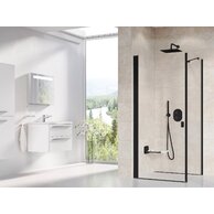 Sprchový kout Ravak Chrome CPS/CRV1 100x100 rohový, černá/transparent