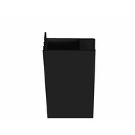 Ustavovací profil Ravak Chrome CNPS pro CPS k pevným stěnám, černý, E778801319400