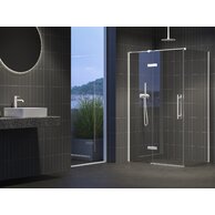 Sprchový kout Ravak Cool! COPS/COSD2 80x110 rohový, bílá/transparent