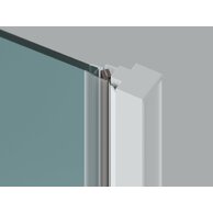 Nastavovací profil Ravak Cool! ke sprchovým dveřím, bílý mat, XE70000E00
