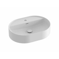 Umyvadlo Ravak Ceramic Slim Shelf 55 O keramické na desku nebo skříňku tenkostěnné, bez přepadu, bílé mat, XJX0E155001