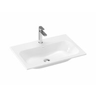 Umyvadlo Ravak Chrom Slim 70 keramické do skříňky, s přepadem, bílé, XJX01170002