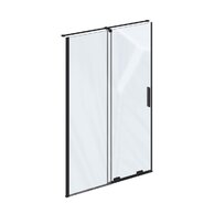 Sprchové dveře Ravak Roll 120 dvoudílné, černá/transparent, X08VG0300Z1