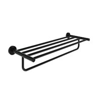 Ravak Kona police na ručníky, černá mat, X07P1305