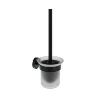 Ravak Kona WC štětka s nádobkou, černá mat, X07P1311
