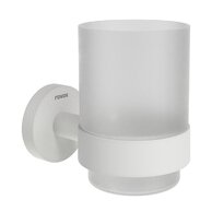 Ravak Kona držák se skleničkou, bílá mat, X07P1322