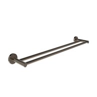 Ravak Kona držák ručníků 600mm dvojitý. kartáčovaný grafit, X07P1330