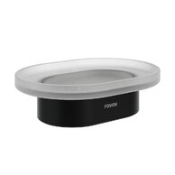 Ravak Chrome II mýdlenka volně stojící, černá mat, X07P1376