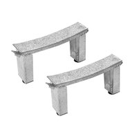 Nohy v vanám Praga, kovové, H2940130000001