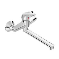 Baterie Jika Talas umyvadlová, nástěnná, ramínko 21 cm, chrom, H3111N70042301