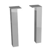 Nohy Jika Cube 24 cm nábytkové, chrom, H4944021760001