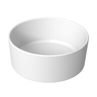 Umyvadlo Jika Cubito Pure 40 na desku, kruhové, bez otvoru pro baterii, bez přepadu, bílá, H8184200001121