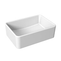 Umyvadlo Jika Cubito Pure 40 na desku, obdélníkové, bez otvoru pro baterii, bez přepadu, bílá, H8184230001121