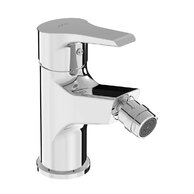 Baterie Jika Cube bidetová, stojánková, bez výpusti, chrom