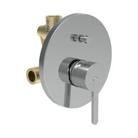 Baterie Laufen Lua vanová s tělesem, s přepínačem, chrom, H3210860048001