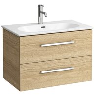 Skříňka Laufen Avin 80 s umyvadlem Lua slim, jasan, H8610875351041