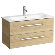 Skříňka Laufen Avin 100 s umyvadlem Lua slim, jasan, H8610885351041