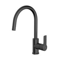 Baterie Jika Ponta dřezová, stojánková, páková, otočná, černá mat, H3512H17162601