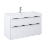 Skříňka Jika Pure 100 s umyvadlem Pure, bílá lesk, H40B2364025002