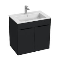 Skříňka Jika Cube 65 s umyvadlem Cube, antracit, úchytky antracit, H4536011763521