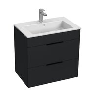 Skříňka Jika Cube 65 s umyvadlem Cube, antracit, úchytky antracit, H4536021763521