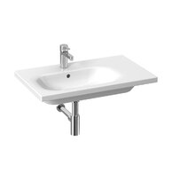 Umyvadlo Jika Mio-N 75 závěsné, asymetrické, s otvorem pro baterii, s přepadem, pravé, bílá, H8117100001041