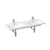 Dvojumyvadlo Jika Mio-N 130 závěsné, s otvory pro baterie, s přepadem, černá, H8147147161041