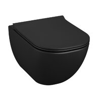 WC mísa Jika Mio-N závěsná, rimless, černá, H8207147160001