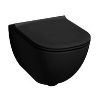 WC mísa Jika Mio-N závěsná, rimless, vortex, černá, H8217147160001