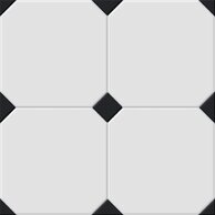 Dlažba El Molino Betera black-white struktura mat 33x33