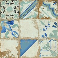 Dlažba El Molino Memory azul struktura mat rektifikovaná 58x58