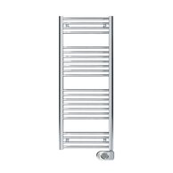 Radiátor Zehnder Aura 130x50 cm, elektrický, s topnou tyčí Musa Eco 300 W, chrom, PBECZ-120-50/MQ