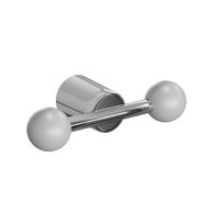 Dvojháček na ručník Zehnder, chrom