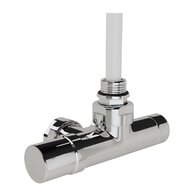 Armatura Zehnder 1-bodová rohová 1/2", s regulační hlavicí vlevo, Set M, chrom, Z-839028