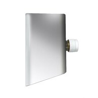 Armatura Zehnder Yucca, s krátkou krytkou, rozteč 50 mm, Set YA, chrom, Z-976028