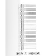 Zehnder Yucca asym YAC 174x58 1-ř chrom YAC-170-060