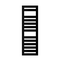 Radiátor Zehnder Metropolitan Spa 154x50 cm, RAL 0557 black matt, MET-150-050-0557