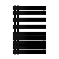 Radiátor Zehnder Roda Spa Asym 80,5x55 cm,pravý, RAL 0557 black matt, ROFR-080-055-0557