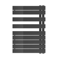 Radiátor Zehnder Roda Spa Asym 80,5x55 cm,levý, RAL 0346 anthracite, ROFL-080-055-0346