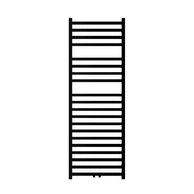 Radiátor Zehnder Vision 143,2x50 cm, středové připojení, RAL 0557 black matt, QV-140-050-05-0557