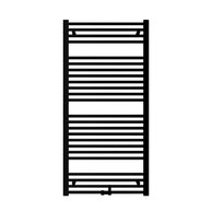 Radiátor Zehnder Virando 122,6x60 cm, středové připojení, RAL 0557 black matt, AB-120-060-05-0557