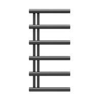 Radiátor Zehnder Chime 100x50 cm, kartáčovaný černý chrom, CHZ-100-050-N211