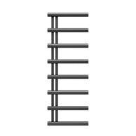 Radiátor Zehnder Chime 138x50 cm, kartáčovaný černý chrom, CHZ-140-050-N211