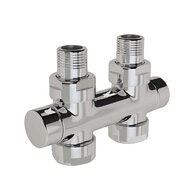 Šroubení Zehnder typu "H", přímé 1/2", Set S, chrom, Z-839158