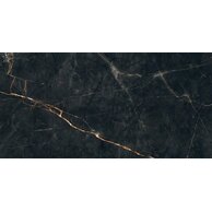 Dlažba Tubadzin Shinestone black lesk rektifikovaná 60x120