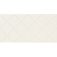 Obklad Arté Blanca geo struktura lesk rektifikovaný 30x60