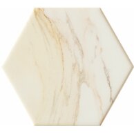 Obklad Tubadzin Flare white hex lesk 11x13