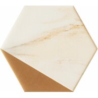 Dekor Tubadzin Flare gold hex lesk 11x13